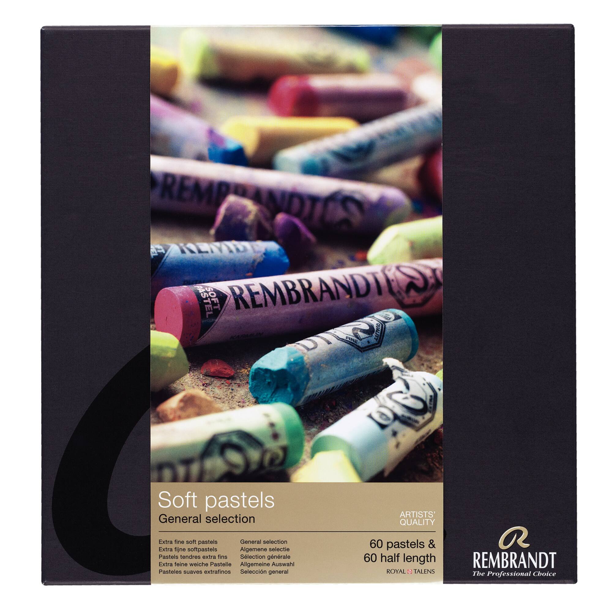 Rembrandt 60 Half & 60 Full Sticks General Selection Soft Pastel Set